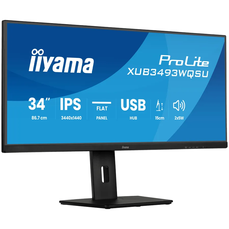 XUB3493WQSU-B6 34'' IPS Ultra wide flat screen with PIP, PBP and height adjustable stand Slika 2