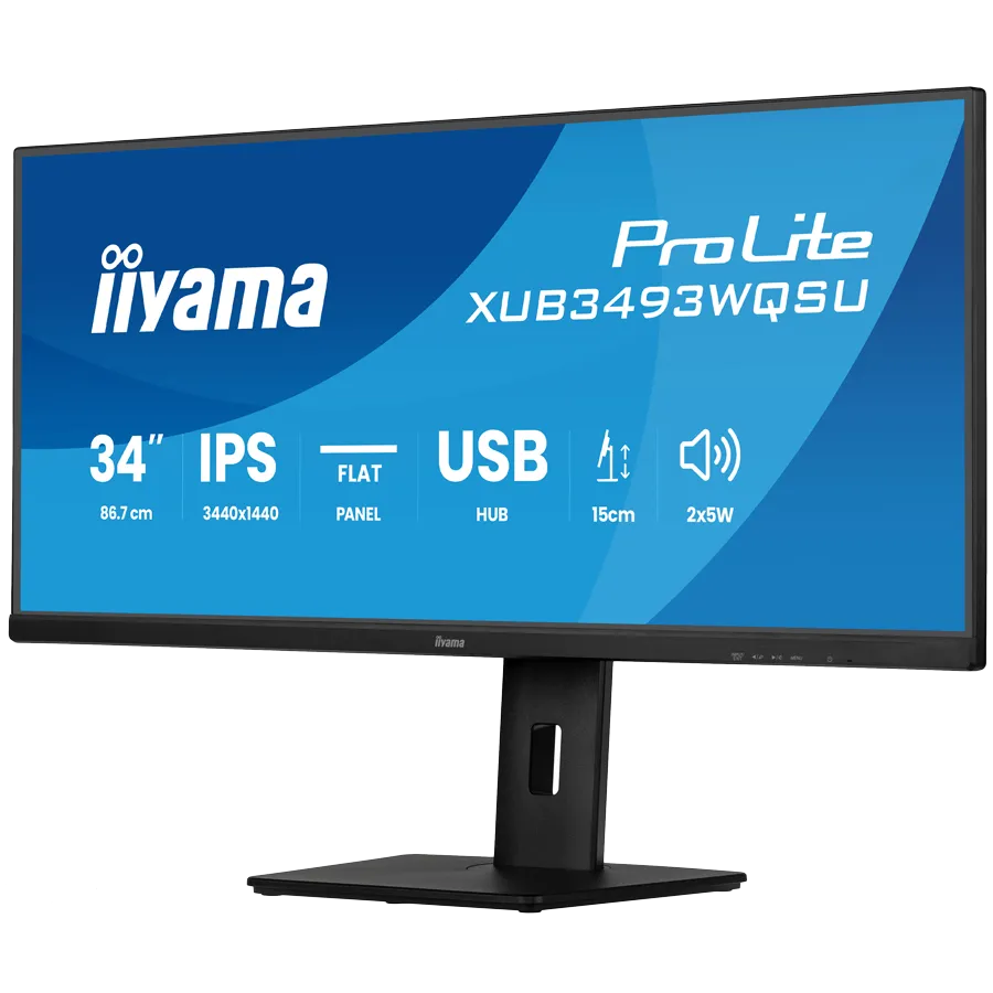 XUB3493WQSU-B6 34'' IPS Ultra wide flat screen with PIP, PBP and height adjustable stand Slika 3