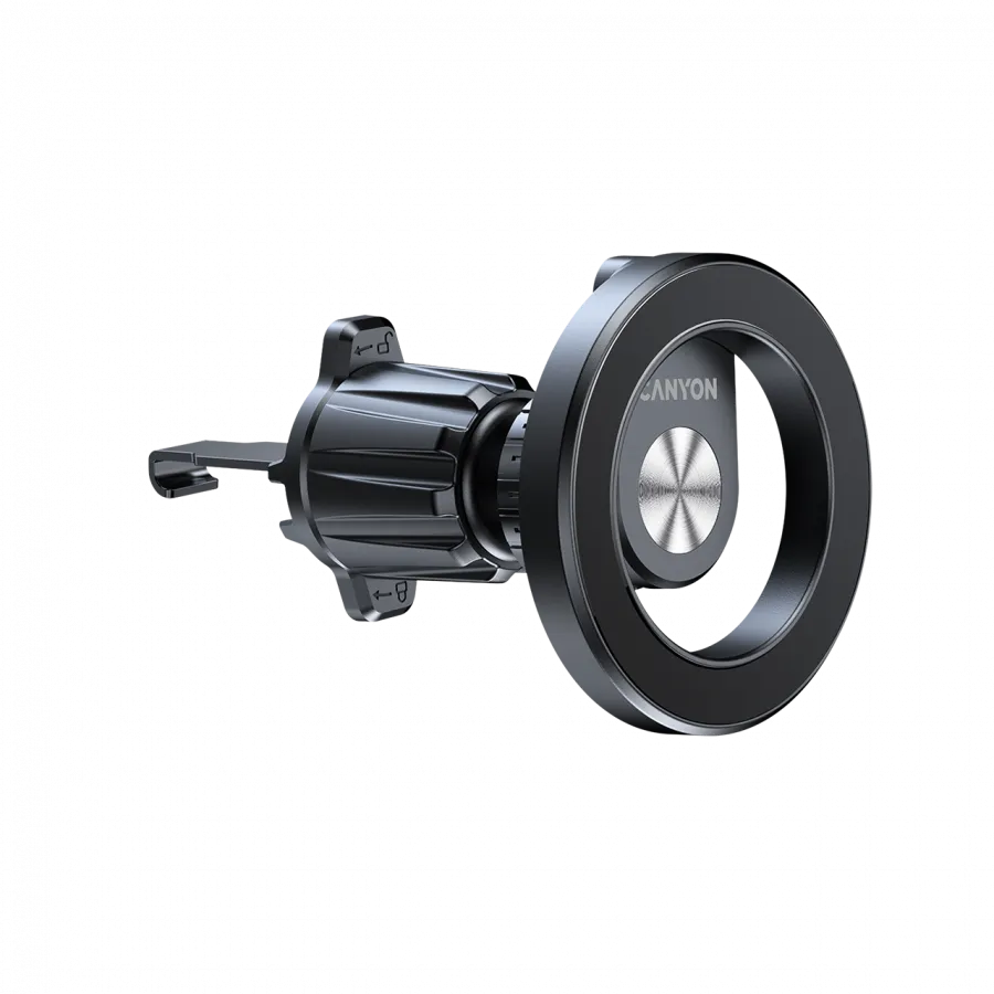 CANYON Magnetic car holder OnGrip 12 suction + air vent Black Slika 9