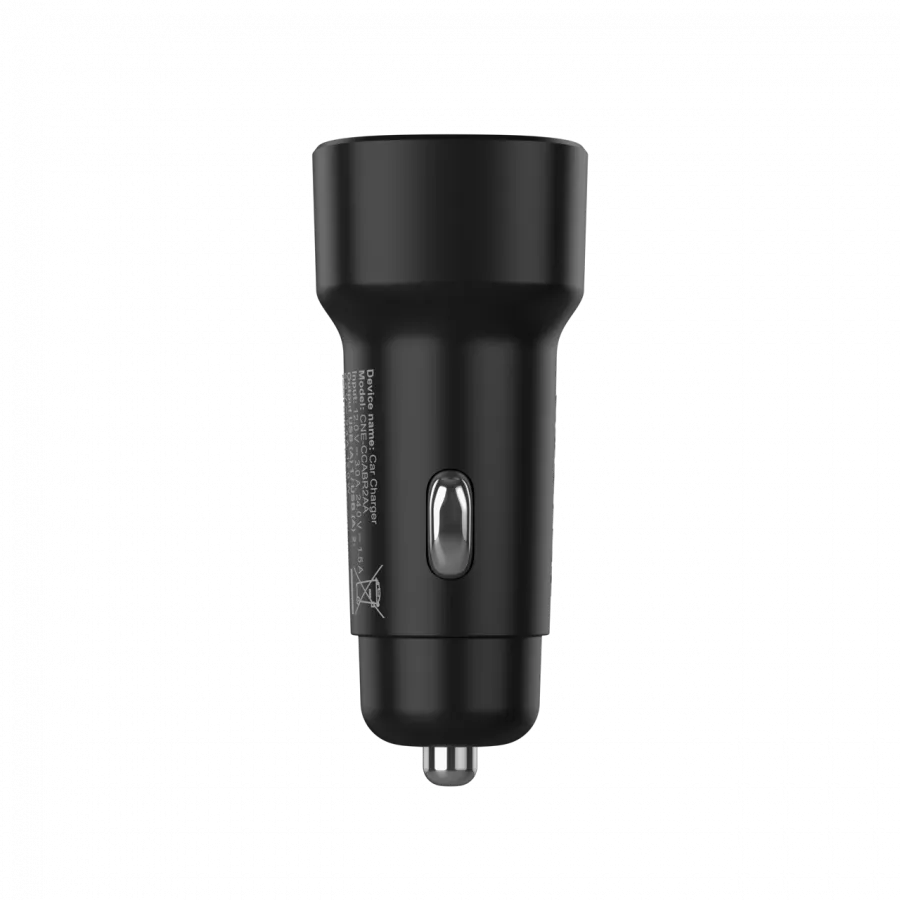 CANYON car charger OnDrive 24 24W 2xUSB-A Black Slika 4