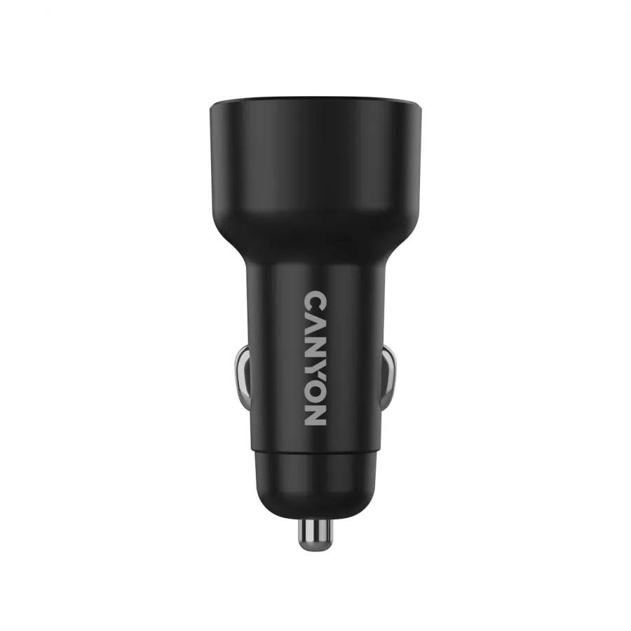 CANYON car charger OnDrive 48 PD 48W USB-A+USB-C Black Slika 5