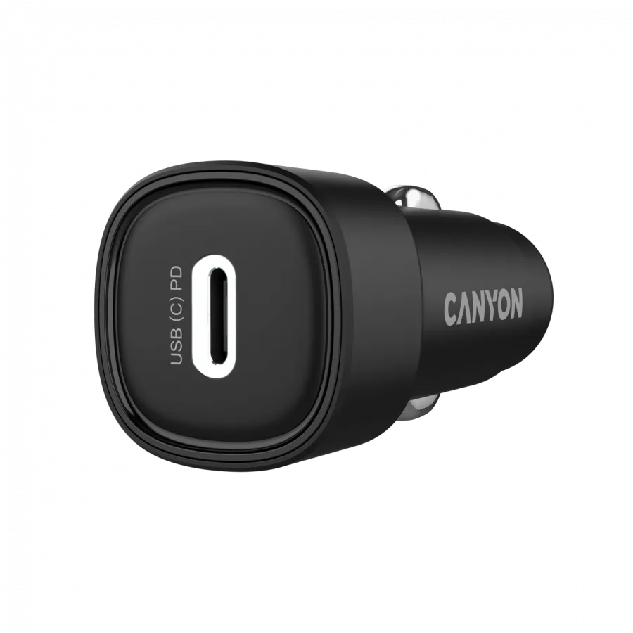 CANYON car charger OnDrive 30 PD 30W USB-C Black Slika 2