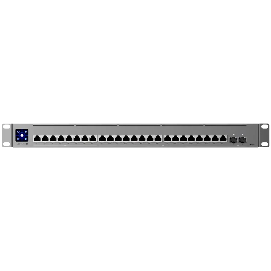 Ubiquiti Layer 3 Etherlighting USW-Pro-XG-24-PoE-EU (16) 10 GbE, (8) 2.5 GbE, and (2) 25G SFP28 ports Slika 1