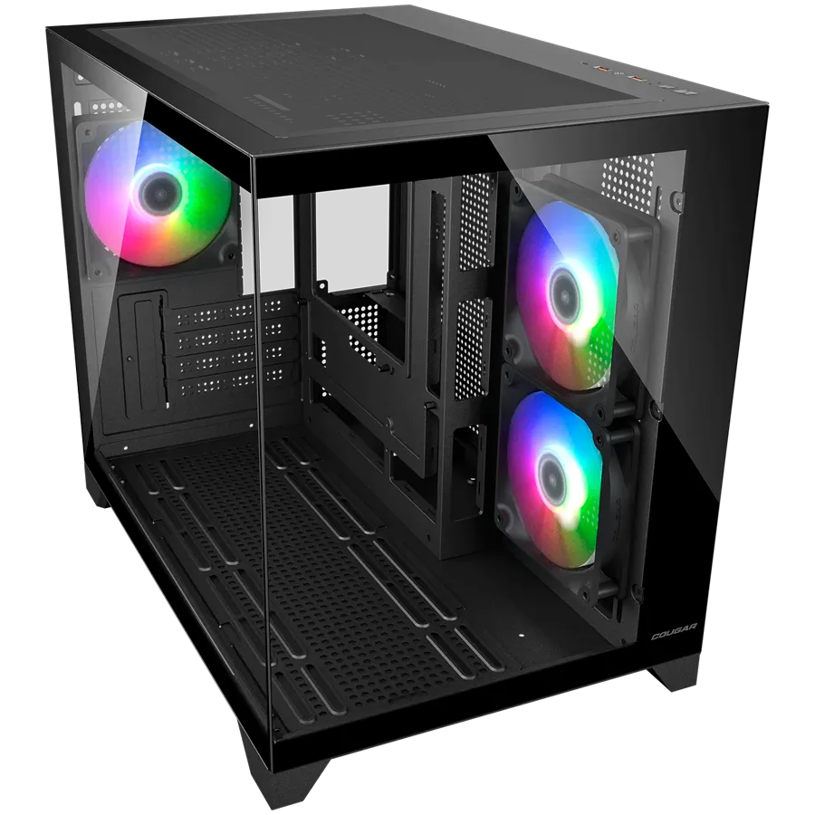 COUGAR FV150 Mini RGB PC Case, Mid tower, Black Slika 2