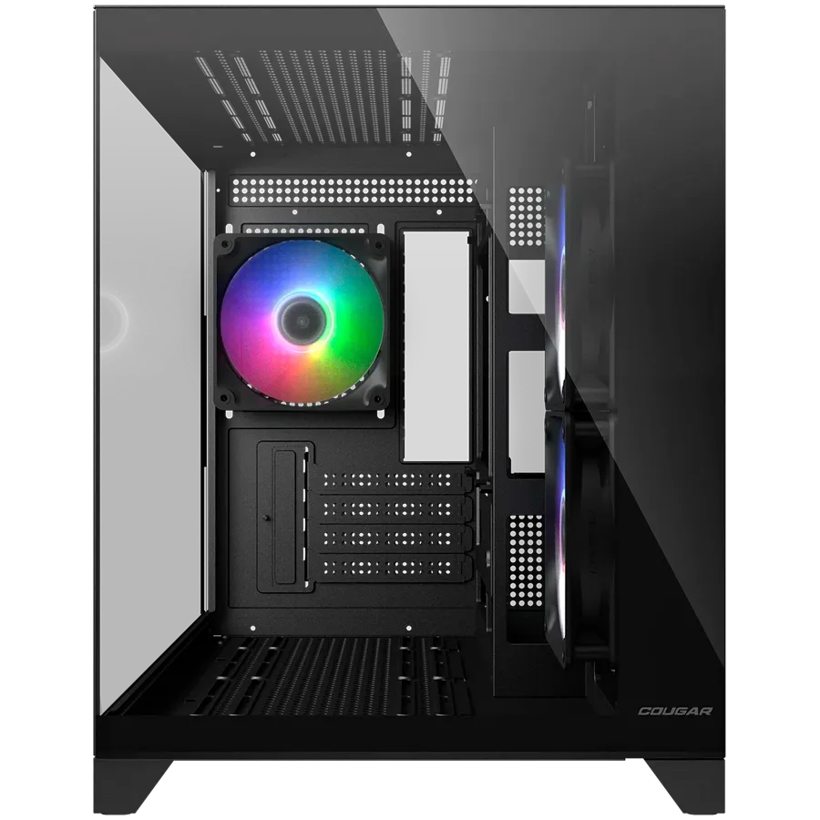 COUGAR FV150 Mini RGB PC Case, Mid tower, Black Slika 3