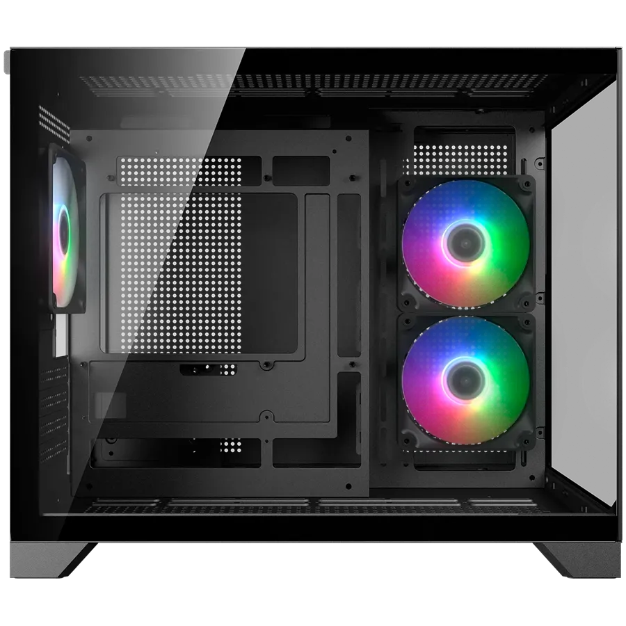 COUGAR FV150 Mini RGB PC Case, Mid tower, Black Slika 4
