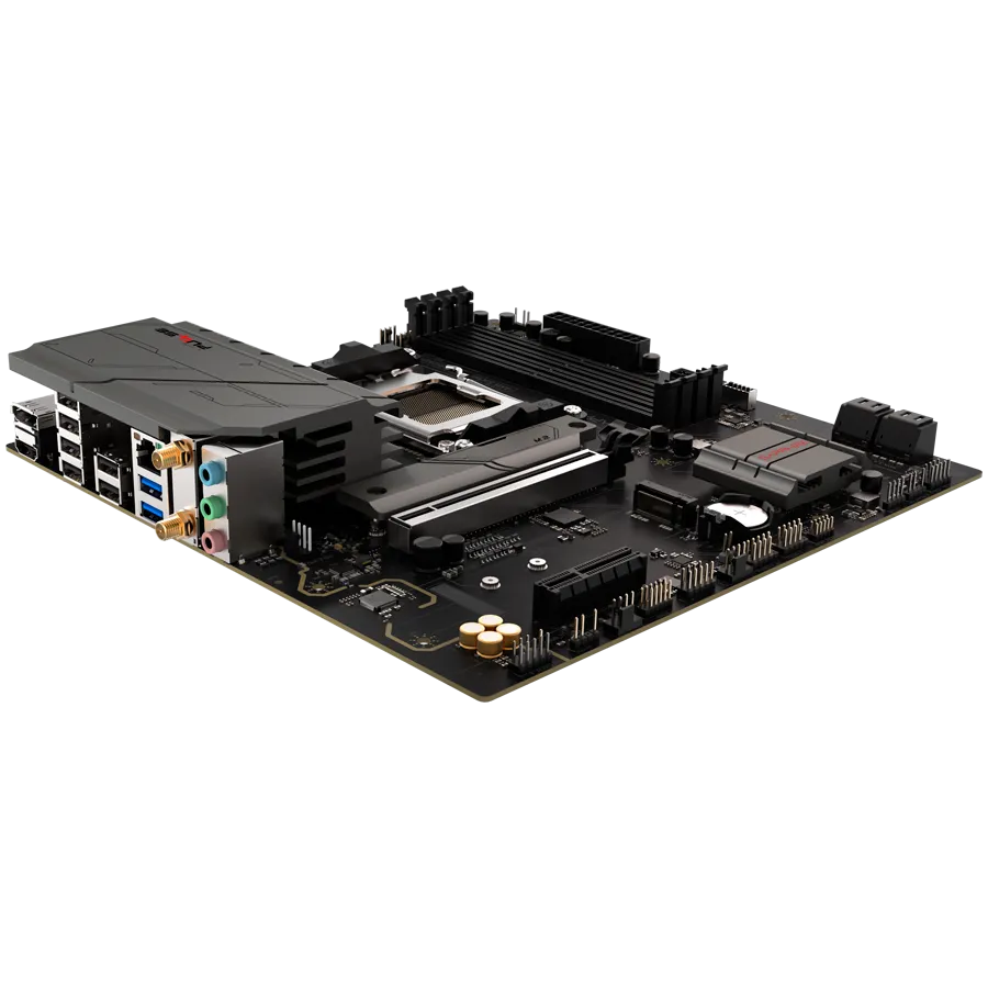 SAPPHIRE AMD B850M AM5 PULSE Ryzen R9/R7/R5, 4x DDR5 7600MHz, PCIE 5, 1x M.2 Gen5, 1x M.2 Gen4, LAN 2.5 Gbps, WIFI6, USB, MATX Slika 5