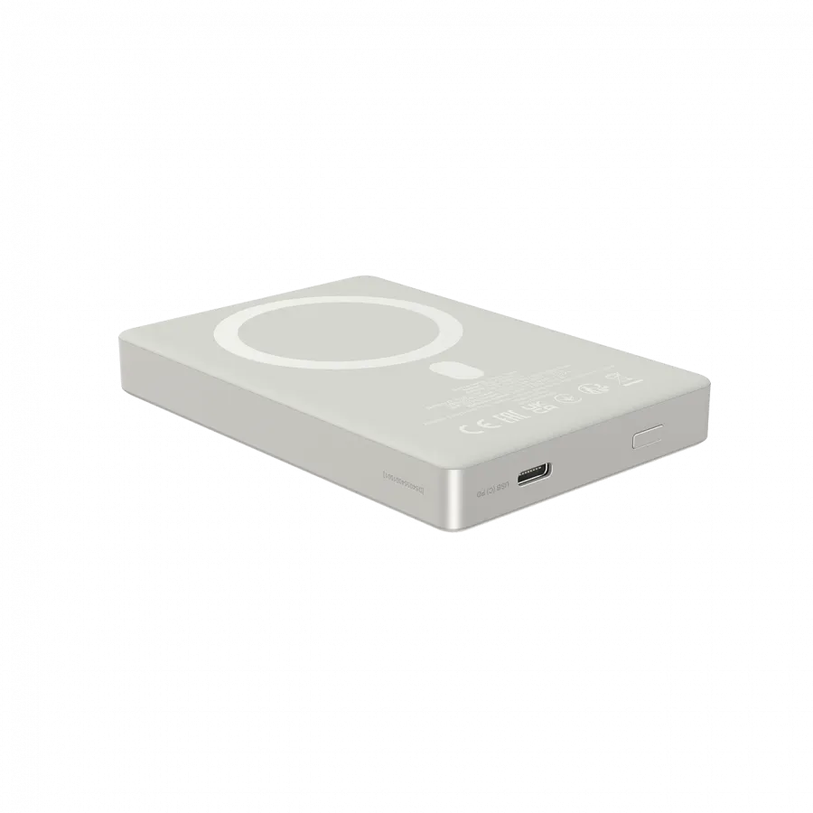 CANYON magnetic power bank OnPower 511 PD20W 10000mAh Aluminium Star Grey Slika 2