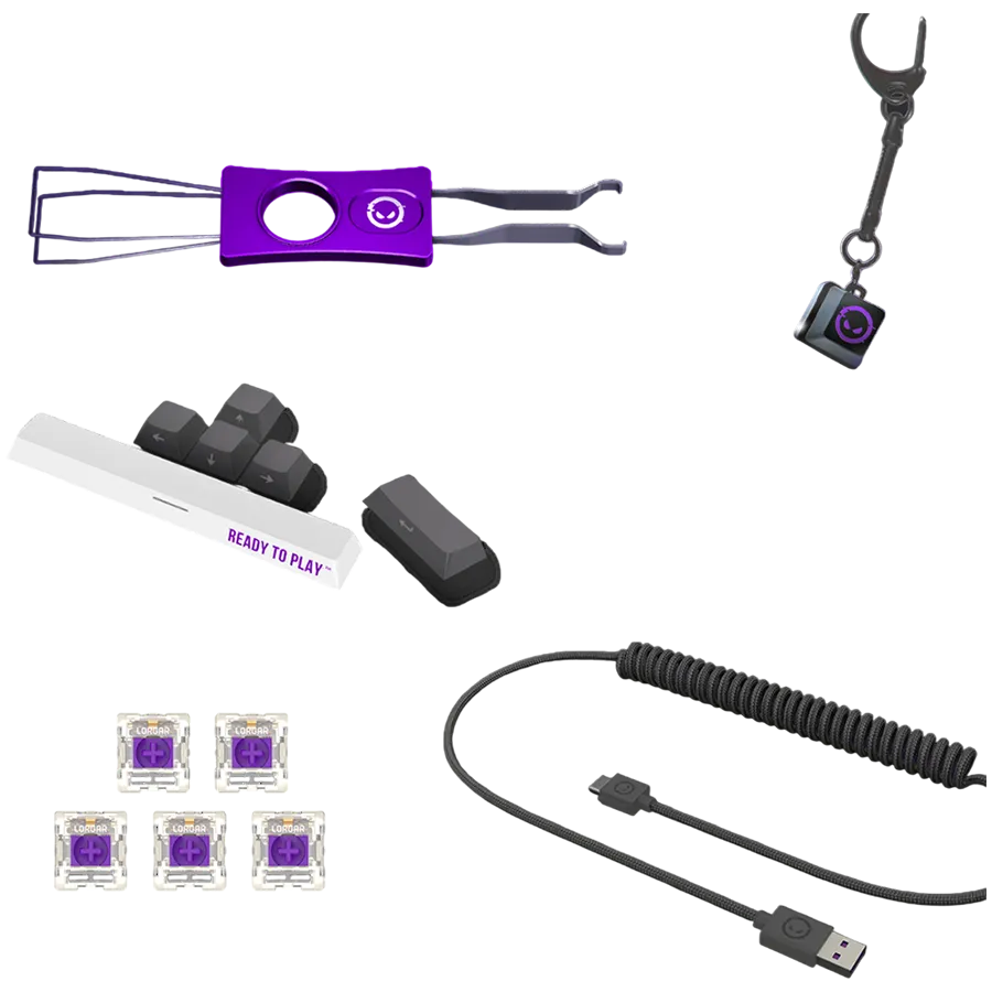 LORGAR KBP70MW, Wireless 65% Mechanical Gaming Keyboard Pro, Beige, EN layout Slika 11