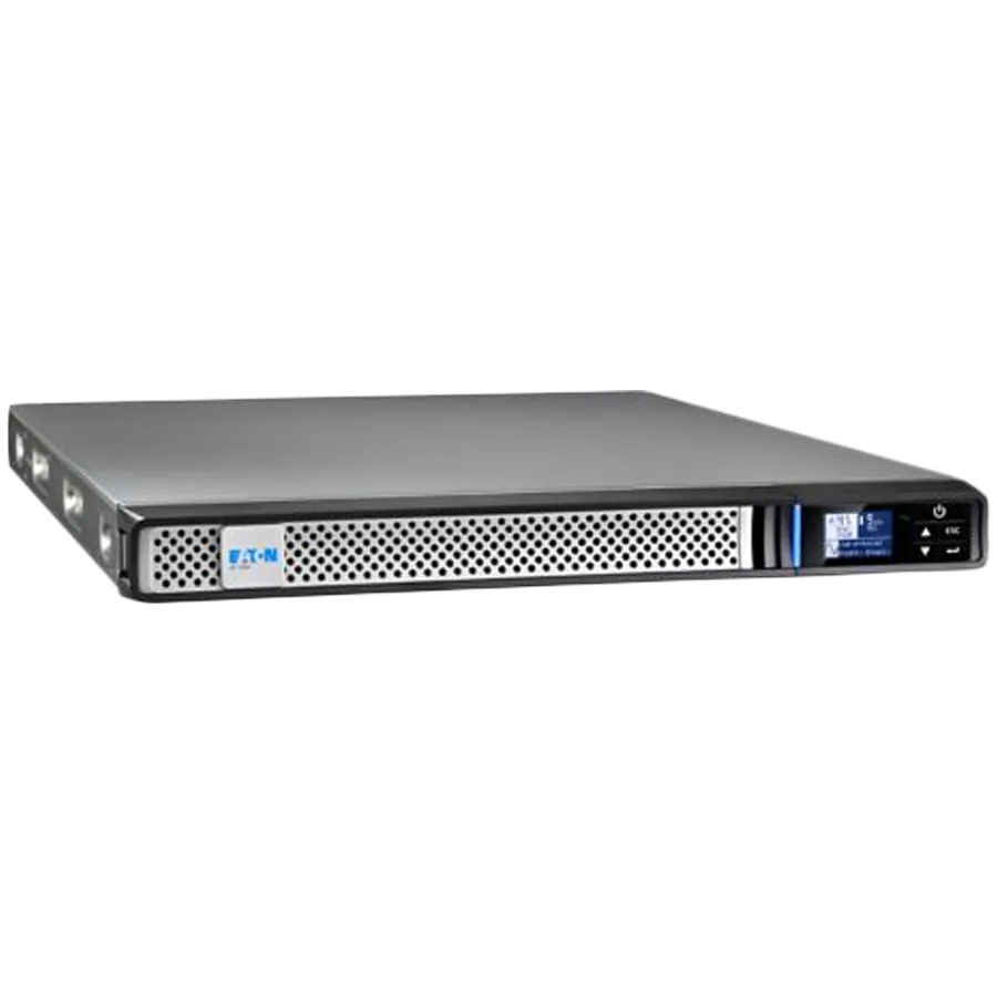 Eaton UPS 5P1550i Gen2, Line interactive, Rack 1U, 1550VA/1350W,Input C14, Outputs 6 x C13, USB port, Serial port, Rail kit, 2 x IEC-IEC cables, Network card slot, Warranty 3yr on electrenoci, 2yr on battery Slika 1