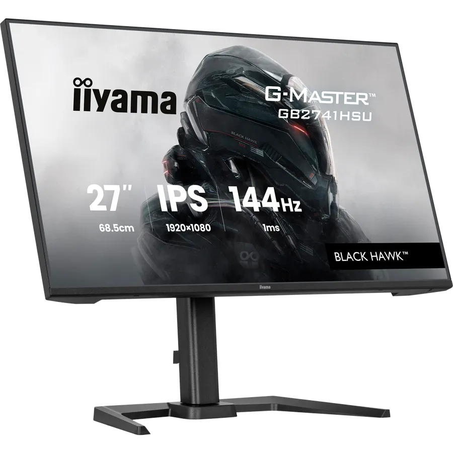 27 inch IPS Gaming G-Master Black Hawk FreeSync 1920x1080 144Hz 300cd/m2 HDMI DisplayPort 1ms MPRT Adaptive Sync Speakers USB 2x 2.0 Black Tuner 15cm Height Adj Stand Slika 3