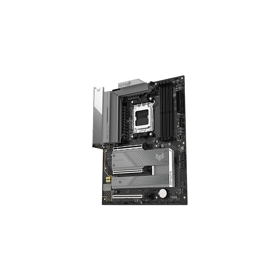 SAPPHIRE AMD B850 AM5 NITRO+ Ryzen R9/R7/R5, 4x DDR5 8000MHz, PCIE 5, 1x M.2 Gen5, 2x M.2 Gen4, LAN 2.5 Gbps, WIFI7, USB, ATX Slika 3