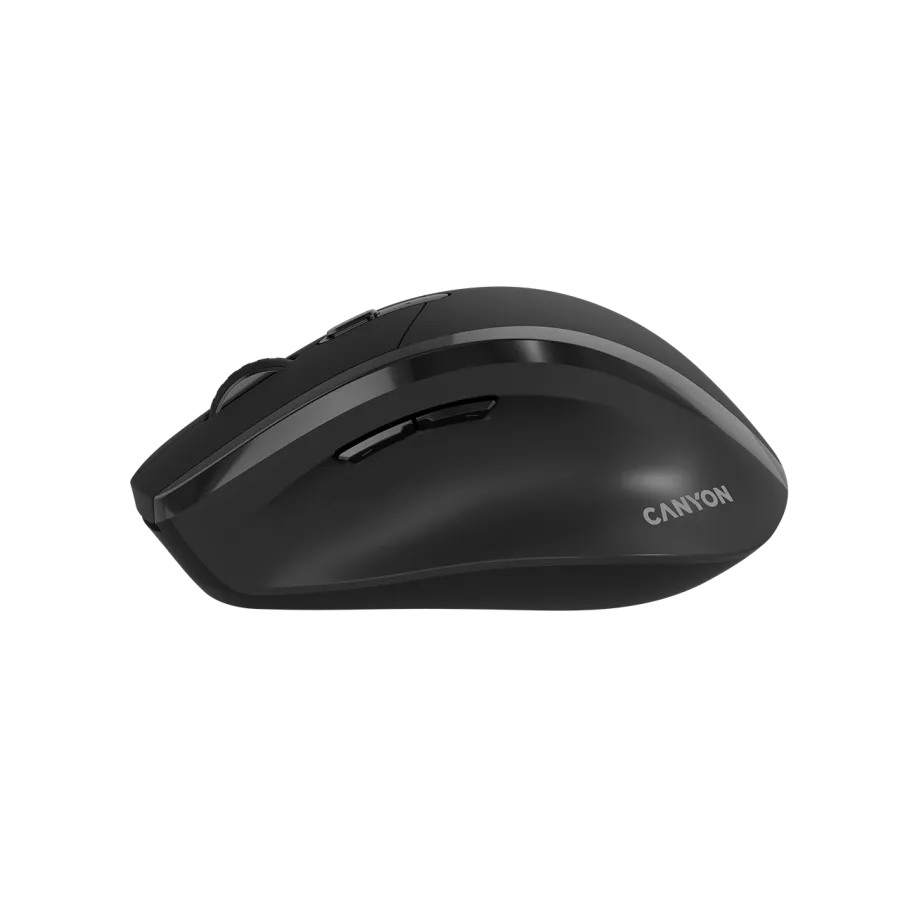 CANYON mouse OnClick 17 Ergonomic 6 buttons 1600DPI Wireless Black Slika 6
