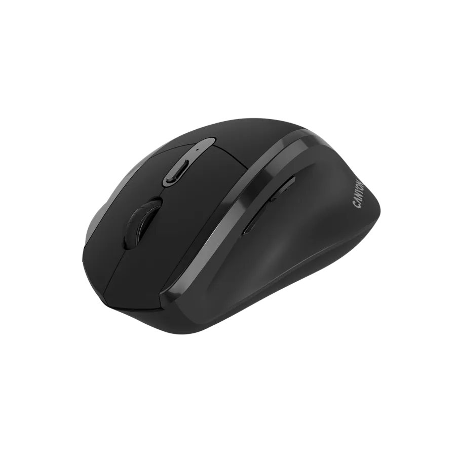 CANYON mouse OnClick 17 Ergonomic 6 buttons 1600DPI Wireless Black Slika 5