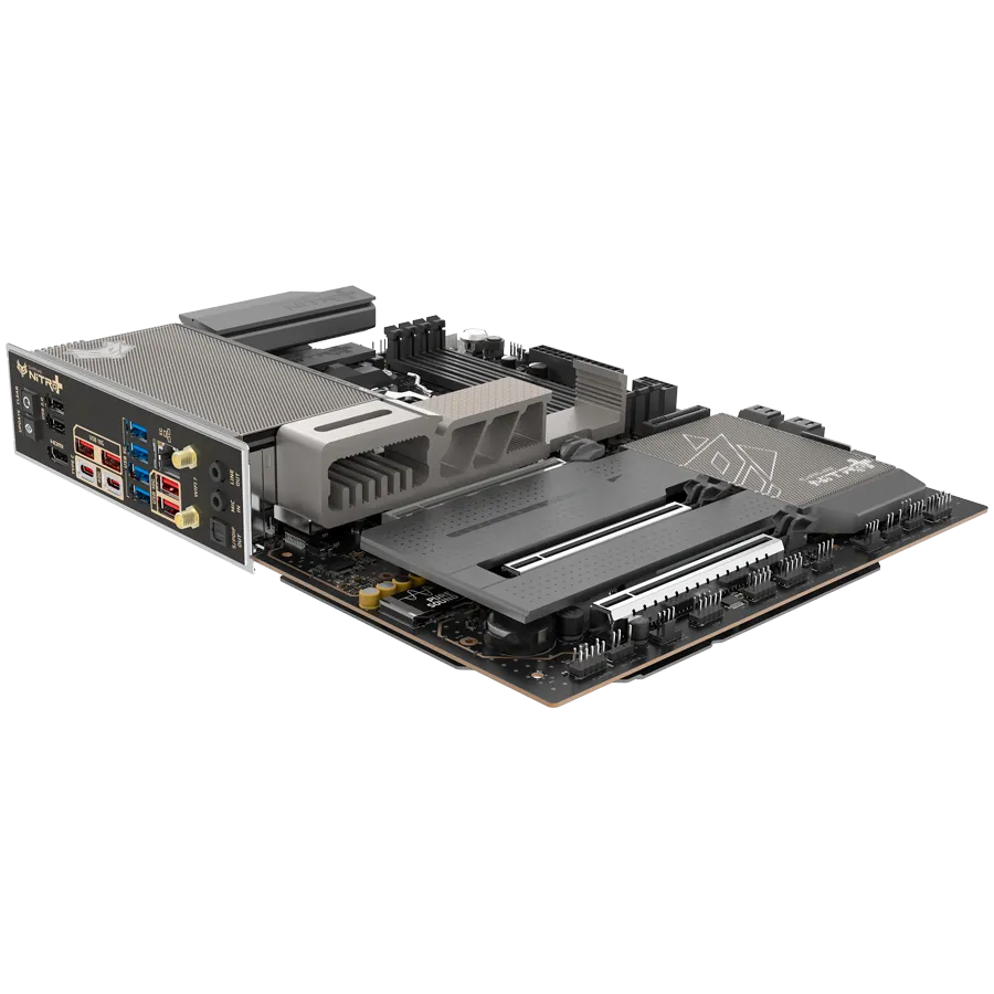 SAPPHIRE AMD X870E AM5 NITRO+ Ryzen R9/R7, 4x DDR5 8400MHz, PCIE 5, 2x M.2 Gen5, 2x M.2 Gen4, LAN Gbps, WIFI7, USB, ATX Slika 5