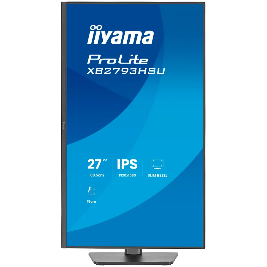 IIYAMA Monitor LED XB2793HSU-B1 27" IPS 1920x1080 120Hz, 16:9. 350cd, 1500:1, 1ms, HDMI, DP, USB HUB, Full Ergo, Pro Slika 2