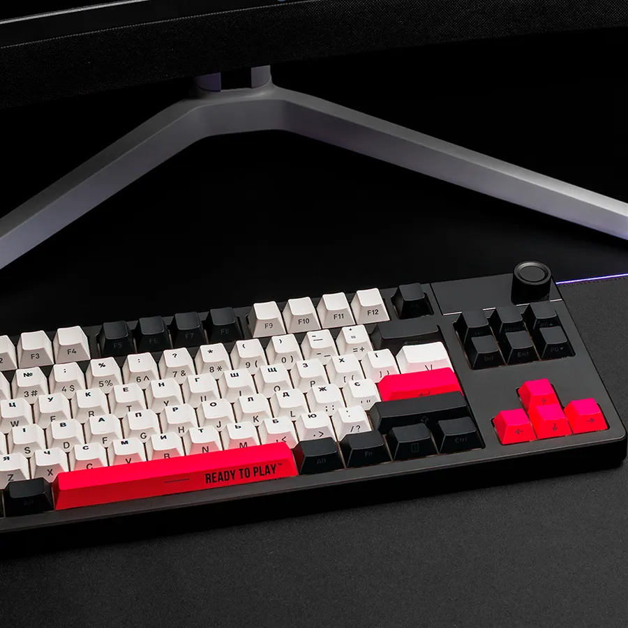 LORGAR KBP70TKLW, Wireless TKL Mechanical Gaming Keyboard Pro, Beige, EN layout Slika 11