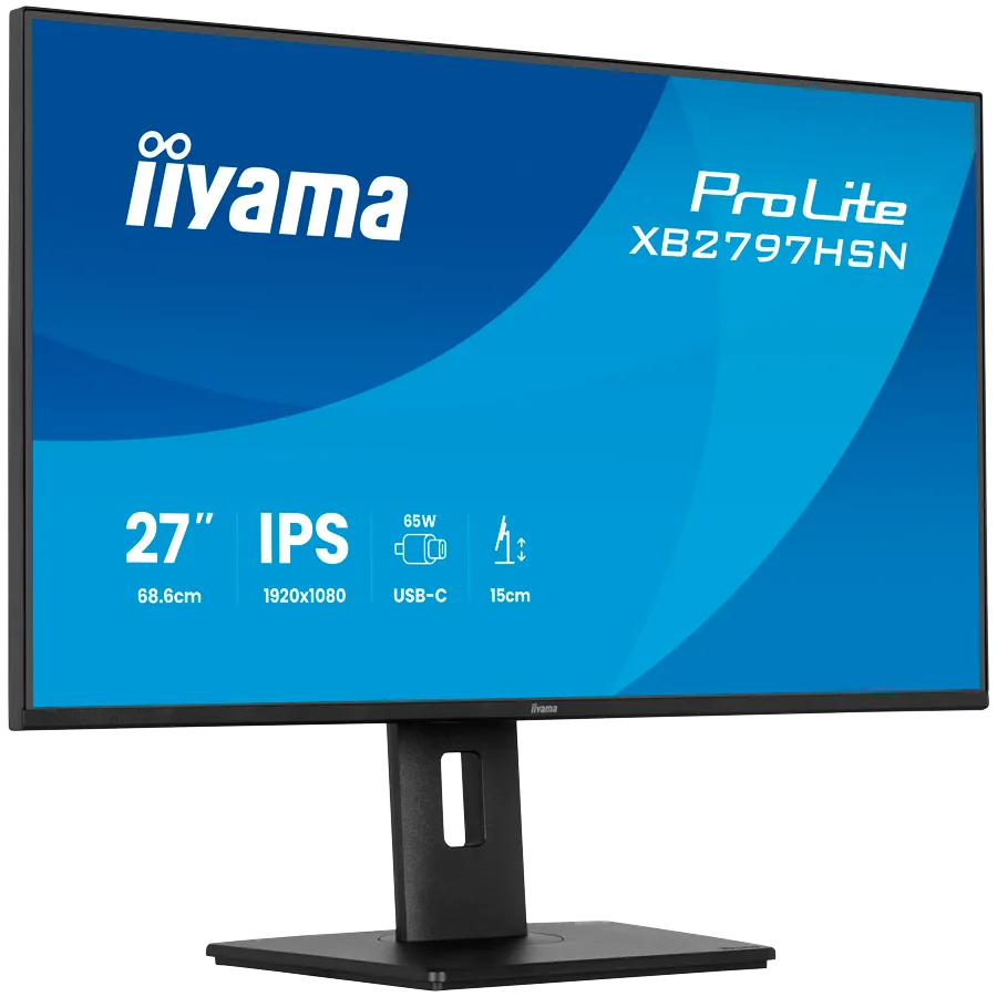 XB2797HSN-B1 27, IPS, 1920x1080,100Hz, 1H1DP1DP-out, USB-C, HAS Slika 3