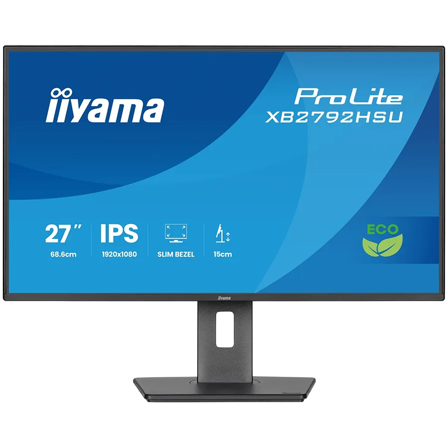 IIYAMA Monitor LED XB2792HSU-B1 27" IPS 1920x1080 4-side slim bezel 120Hz 300cd 1500:1 3ms HDMI DP USB HUB Full Ergo Slika 1