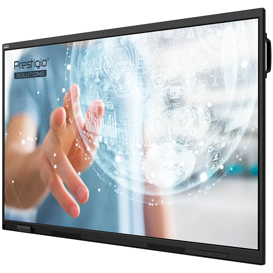 PRESTIGIO SOLUTIONS Multiboard 75-inch Light Series Gen 7, Android 14, Google EDLA, AI button, 8/128GB, 50TP, black Slika 2