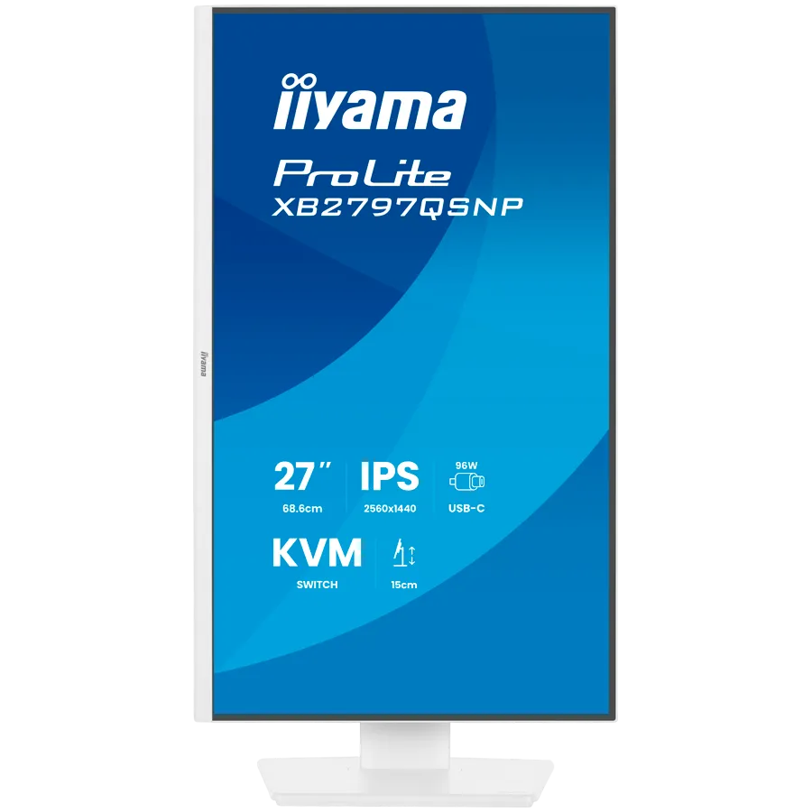 27 IPS panel 2560x1440 EyeComfort 15cm Height Adj Stand USB-C Dock LAN 96W PD DP-OUT 1ms 350cdm2 Speakers USB-C KVM HDMI DisplayPort USB HUB 2x3.2 2xC Slika 2