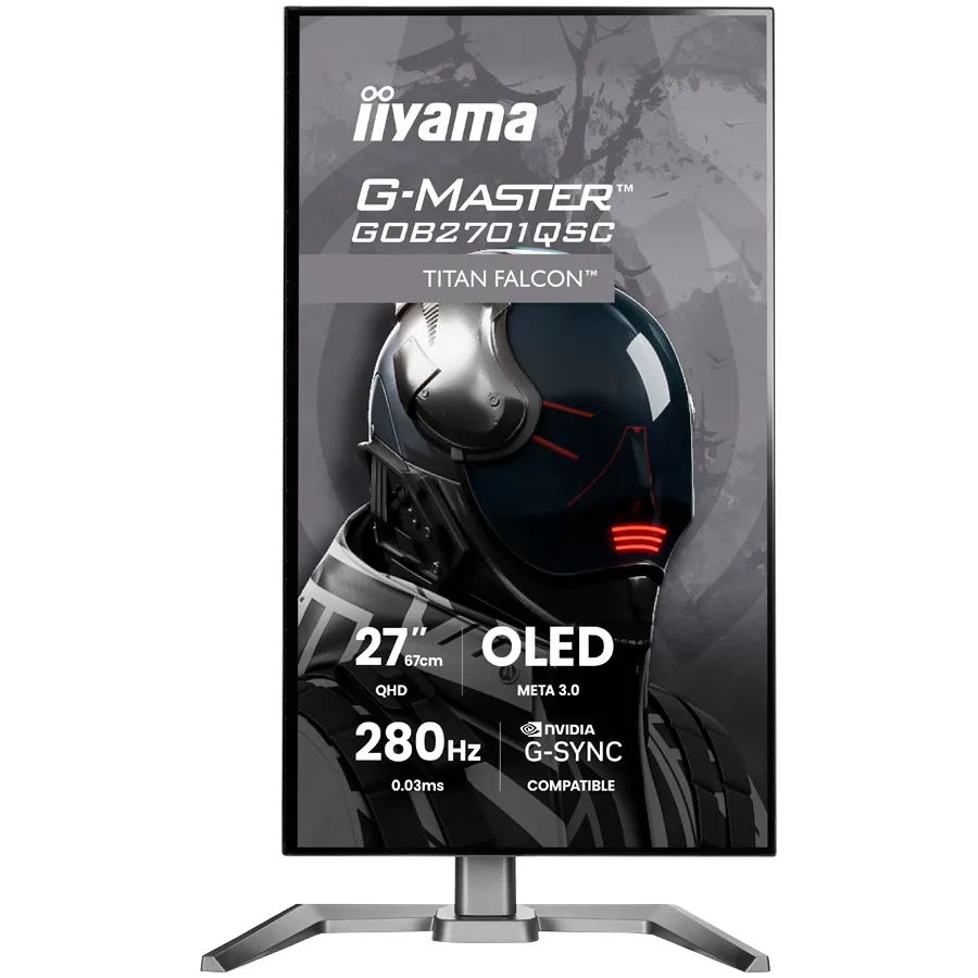 27" META3-OLED Gaming, G-Master Titan Falcon,2560x1440 280Hz, 1500cd 2xHDMI 2.1, DP, USB-C (65W PD) Speakers, USB 2x3.2, KVM Slika 2