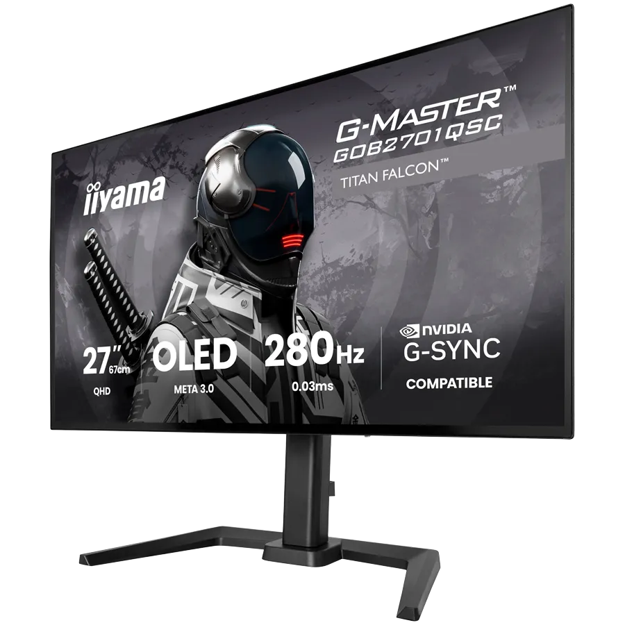 27" META3-OLED Gaming, G-Master Titan Falcon,2560x1440 280Hz, 1500cd 2xHDMI 2.1, DP, USB-C (65W PD) Speakers, USB 2x3.2, KVM Slika 4