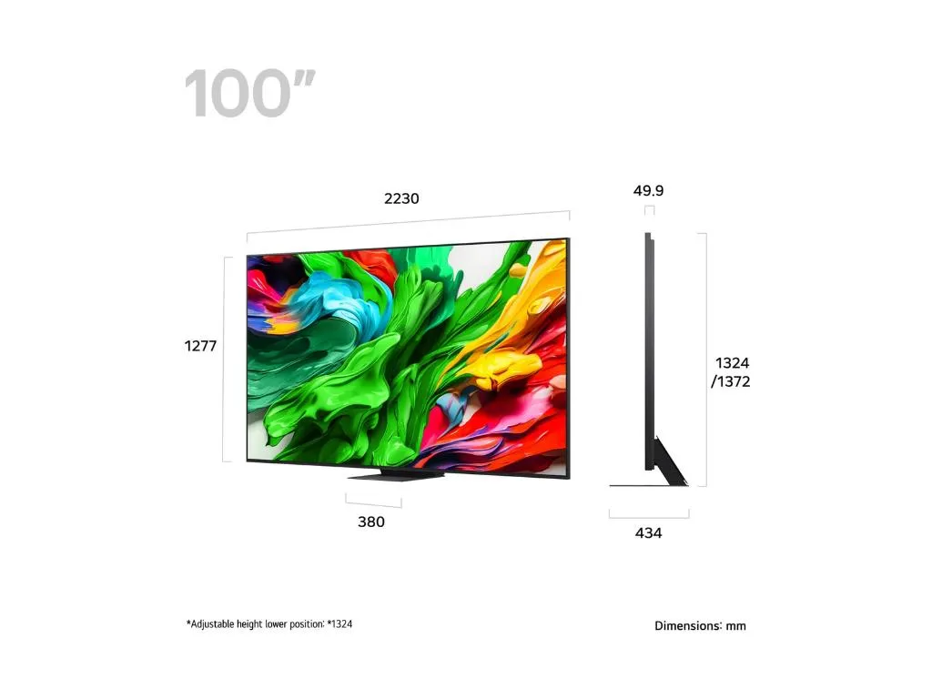 LG BG Televizor LG 100QNED86A6/QNED-Mini LED/100"/4K Ultra HD/smart/webOS 25/crna Slika 2
