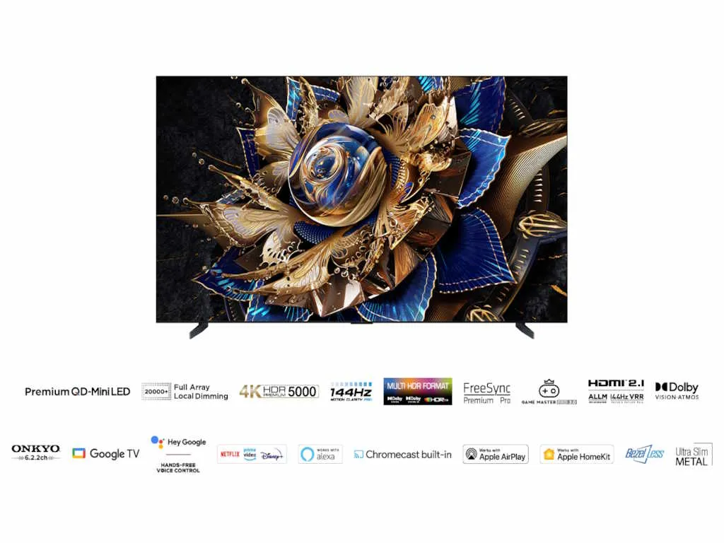 Televizor TCL 115X955Max/MiniLED/115"/4K/144Hz/Google TV/crna Slika 2