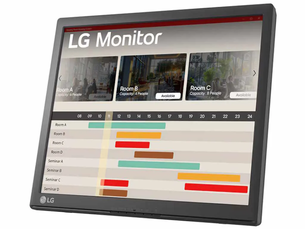 Monitor LG 17BR30T-B 17"/TN,Touch,5:4/1280x1024/75Hz/5ms GtG/VGA,USB/VESA/crna Slika 1
