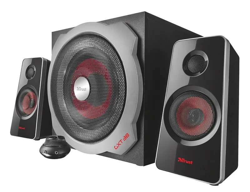 Trust Zvucnik TRUST GXT 38 2.1/120W(60W RMS)/Ultimate Bass/gaming/crna Slika 1
