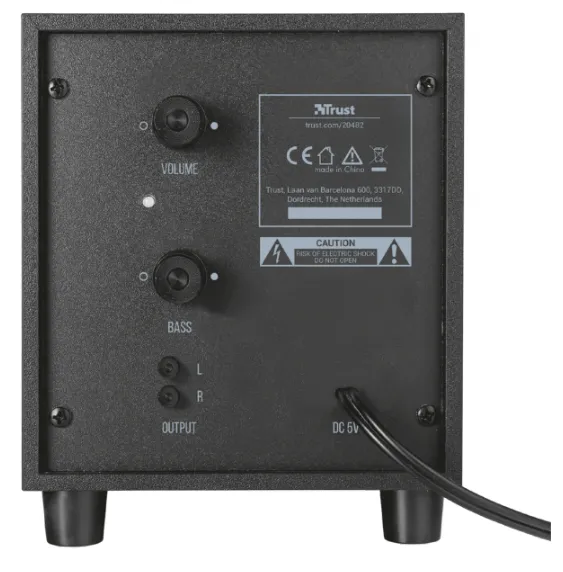 Trust Zvucnik TRUST Avora 2.1/18W(9W RMS)/crna Slika 3