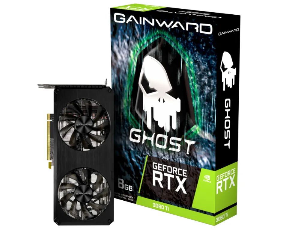 Gainward Graficka karta GWD RTX3060TI Ghost 8GB/GDDR6/256bit/LHR/crna Slika 1