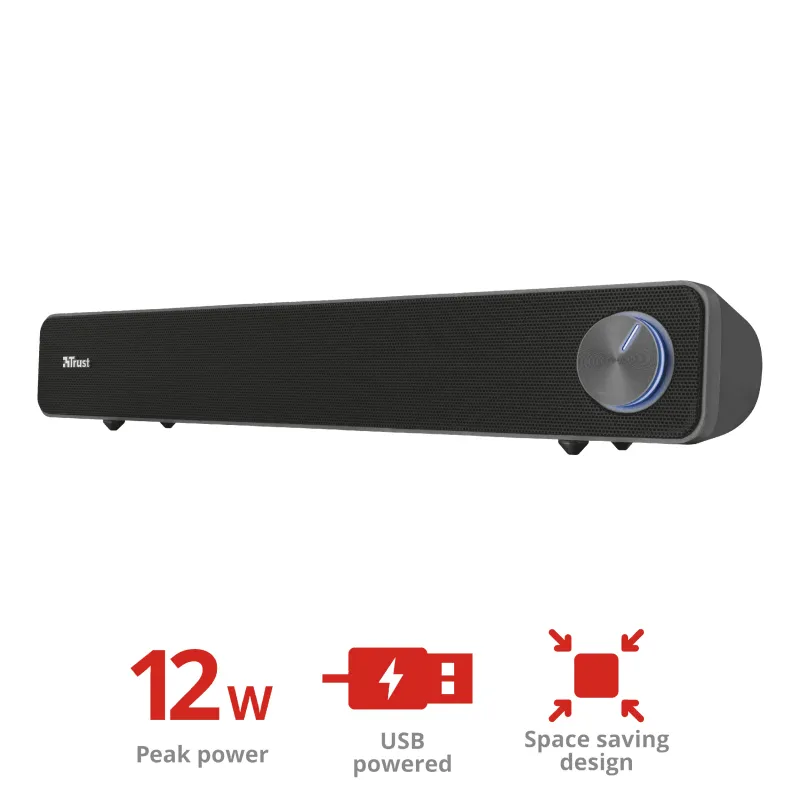 Zvucnik TRUST ARYS SOUNDBAR/crna Slika 4