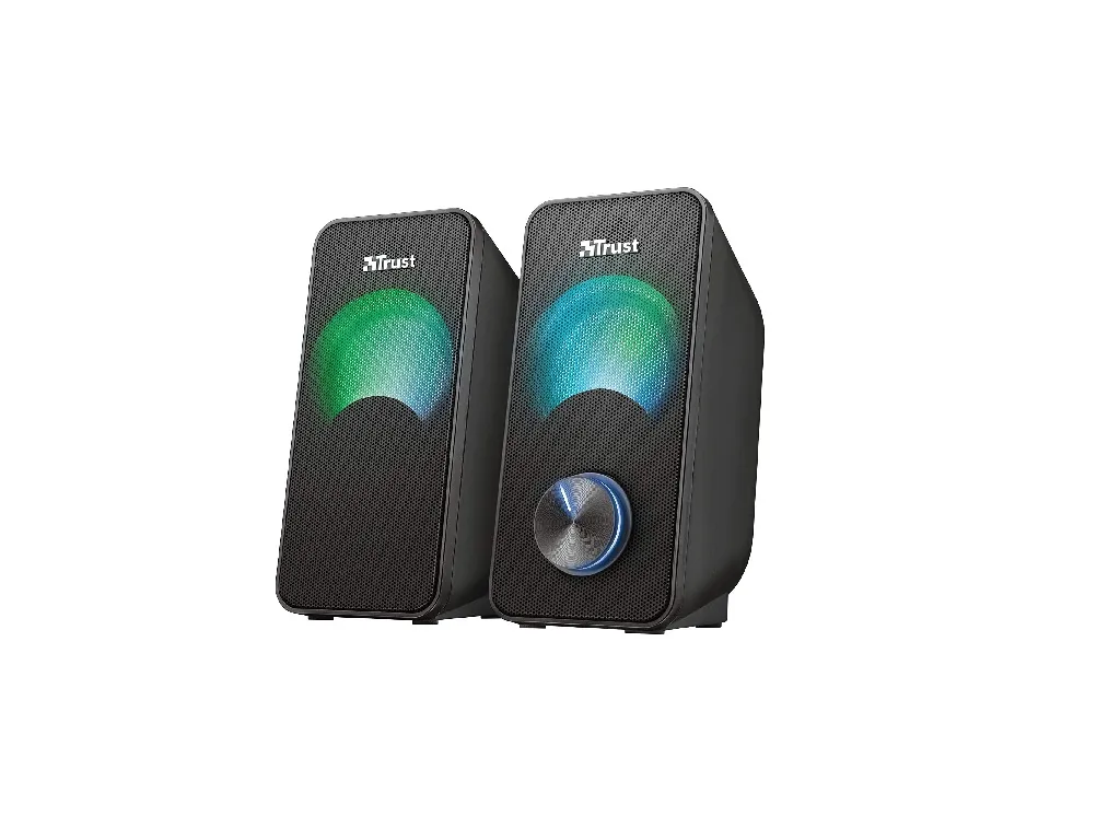 Trust Zvucnik TRUST Arys RGB 2.0/12W(6W RMS)/crna Slika 1