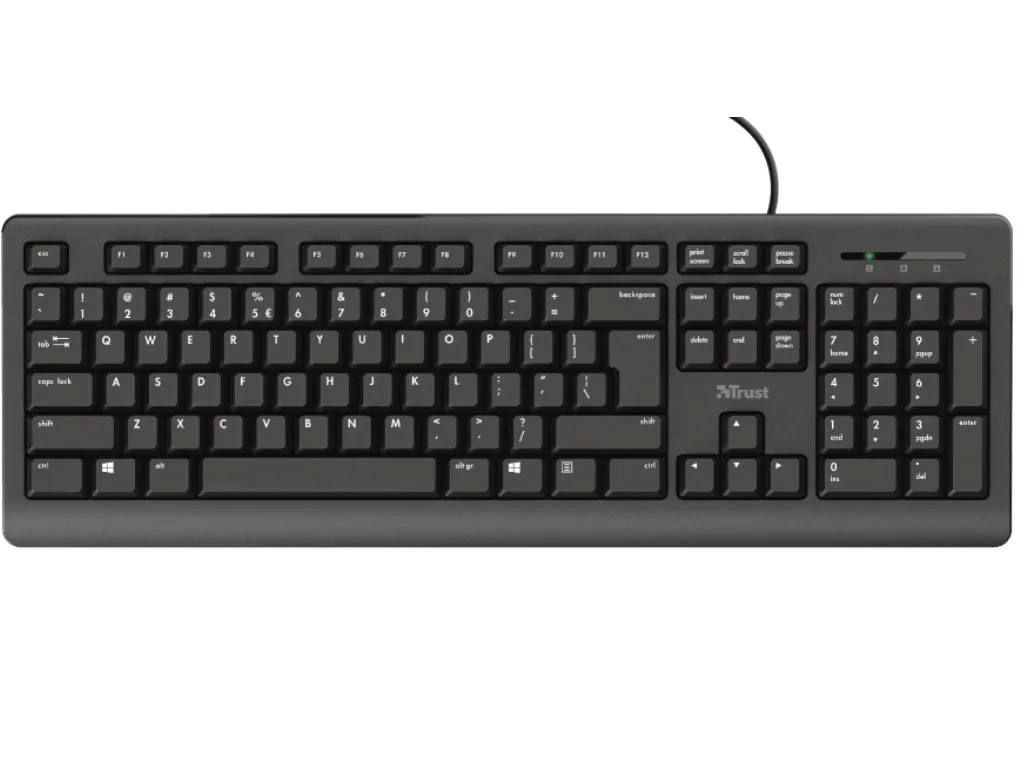 Trust Tastatura TRUST Primo žicna/US/crna Slika 1