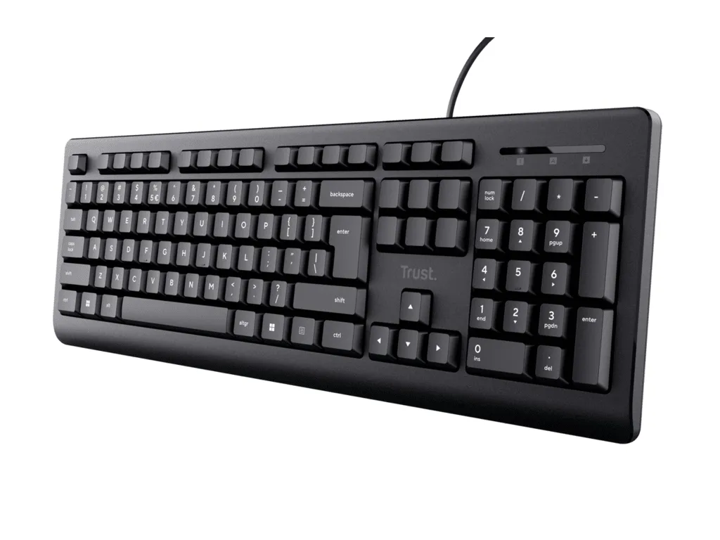 Trust Tastatura TRUST Basic žicna/US/crna Slika 1