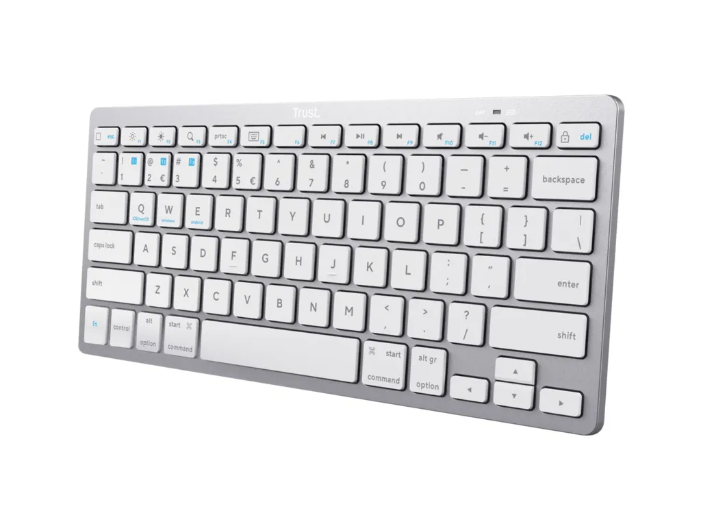 Trust Tastatura TRUST Basics Bluetooth/US/sivo bela Slika 1