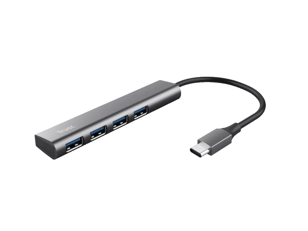 Trust Adapter TRUST HALYX USB HUB-3.2/4xUSB/siva Slika 6