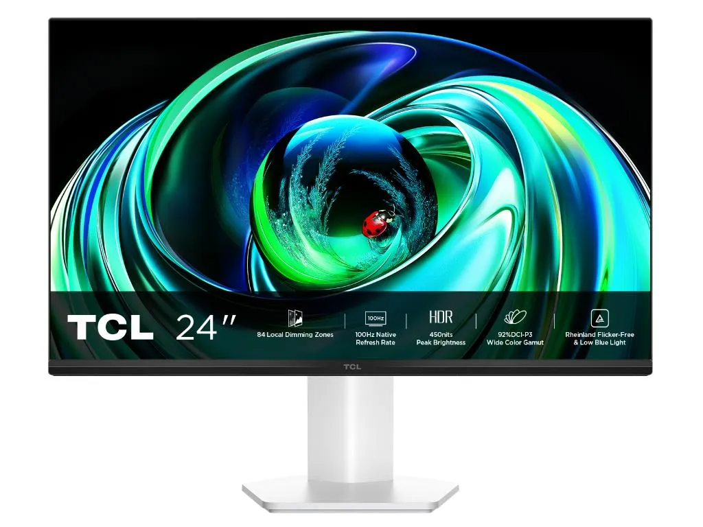Monitor TCL 24G54 23,8"/VA MiniLED/1920x1080/100Hz/5ms GtG/VGA,HDMI/VESA/belo-crna Slika 7