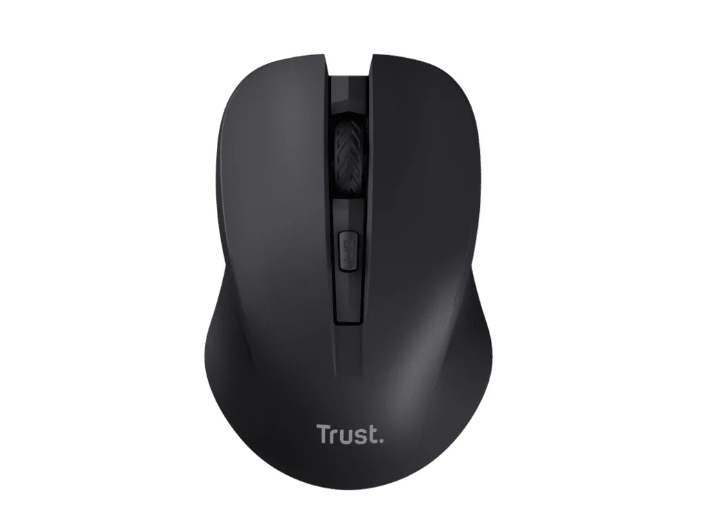 Trust Miš TRUST Mydo Silent bežicni/1800dpi/crna Slika 1