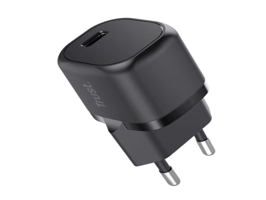 Trust Punjac TRUST MAXO 20W USB-C/smartphone/crna Slika 1