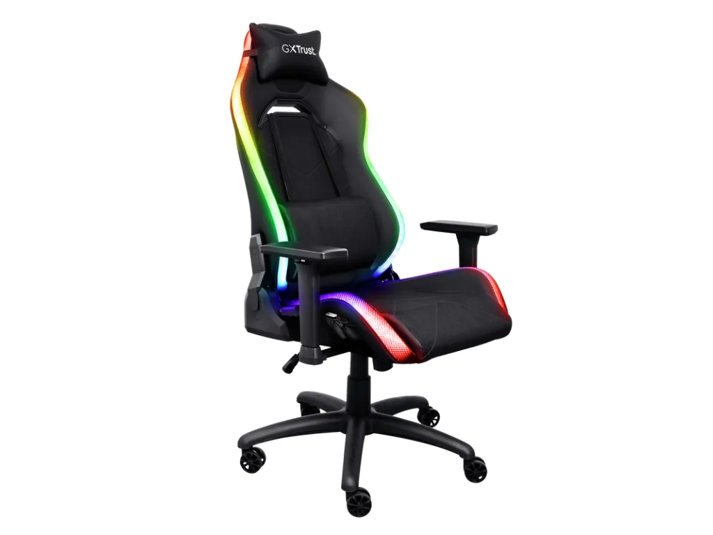 Trust Stolica TRUST GXT719 RUYA RGB GAMING/Crna Slika 1