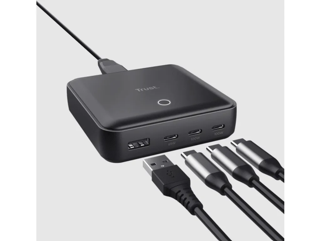 Trust Punjac MAXO 100W 4-PORT DESKTOP CHARGER Slika 1