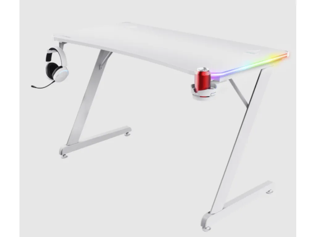 Sto TRUST GXT709W LUMINUS RGB/bela Slika 1