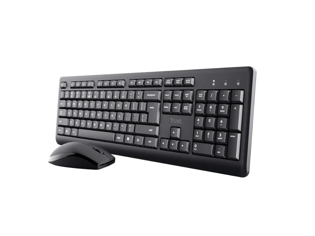 Tastatura+miš TRUST Primo bežicni set/US/crna Slika 1