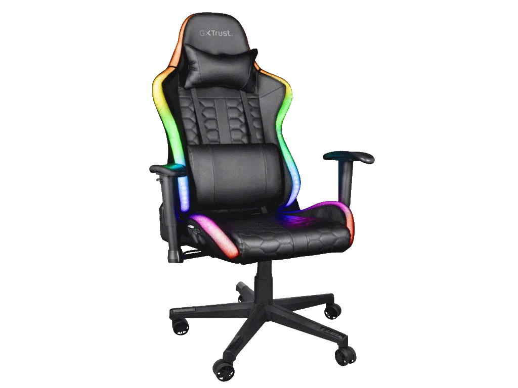 Trust Stolica TRUST GXT 716 RIZZA gaming/RGB LED/crna Slika 2