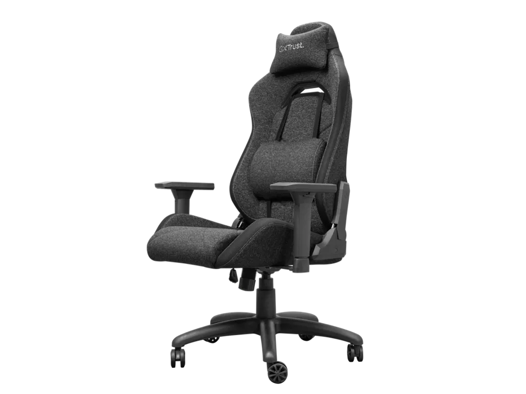 Trust Stolica TRUST GXT723 RUYA FABRIC CHAIR gaming/siva Slika 2