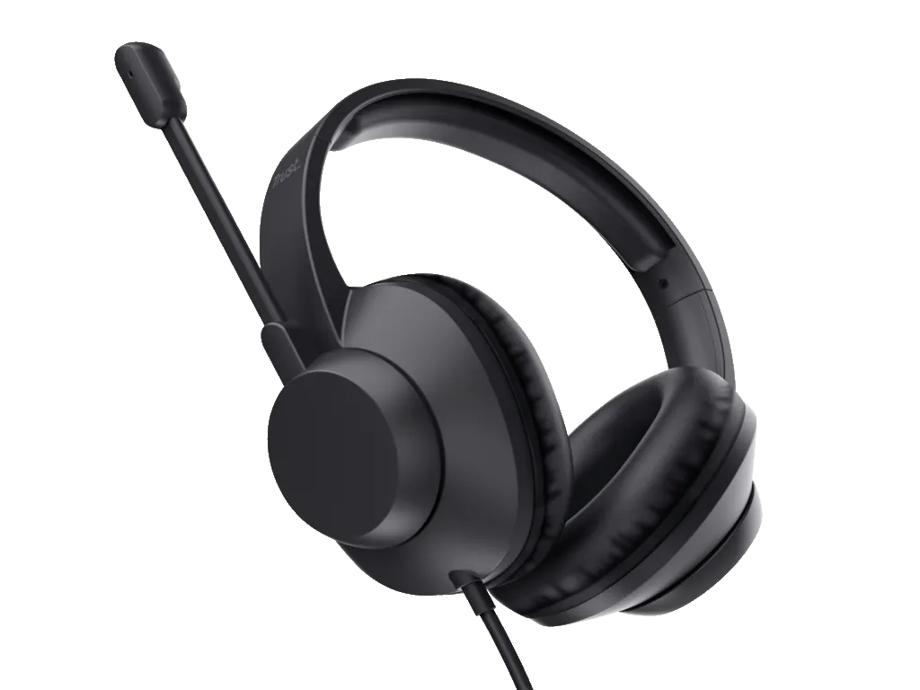 Trust Slušalice TRUST AYDA MAX USB HEADSET/USB-C, USB-A/crna Slika 2