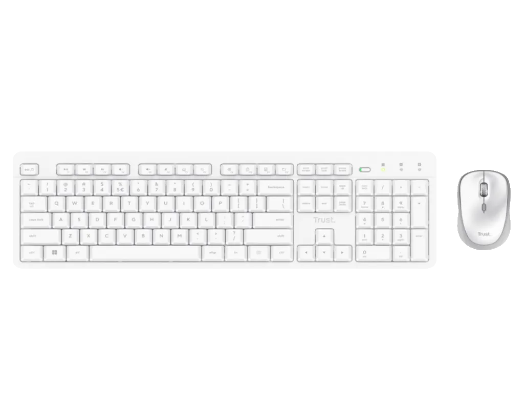 Trust Tastatura+miš TRUST ODY II bežicna /US/bela Slika 1